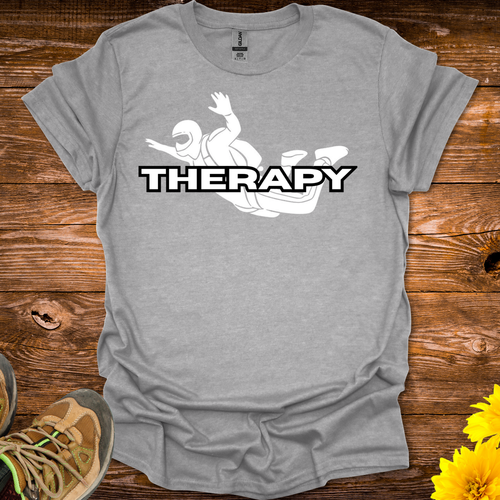 Skydive Therapy T-Shirts - Sport Grey