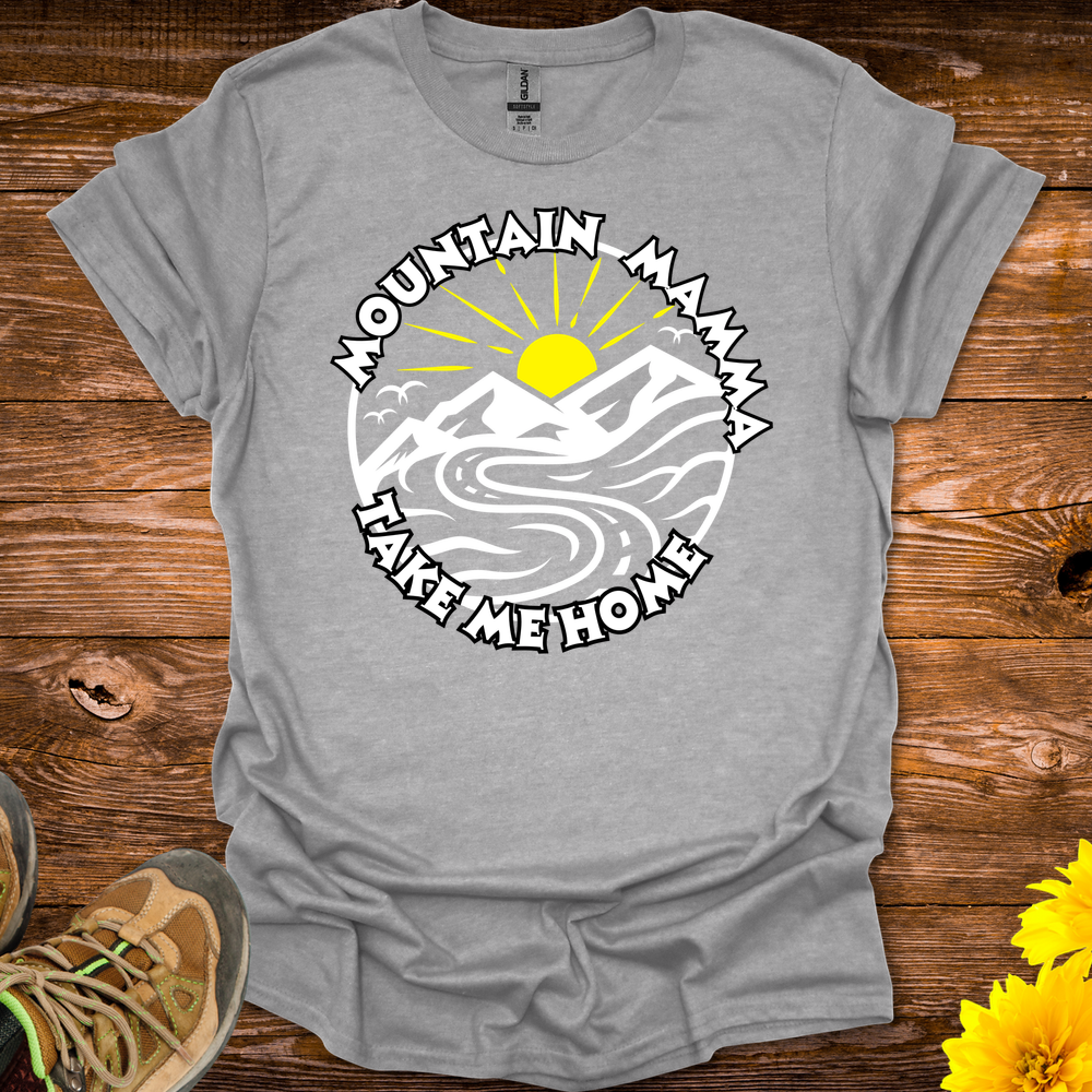 Mountain Momma T Shirt - Sport Grey