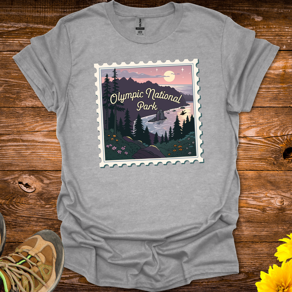 Olympic Natl Park T Shirt - Sport Grey