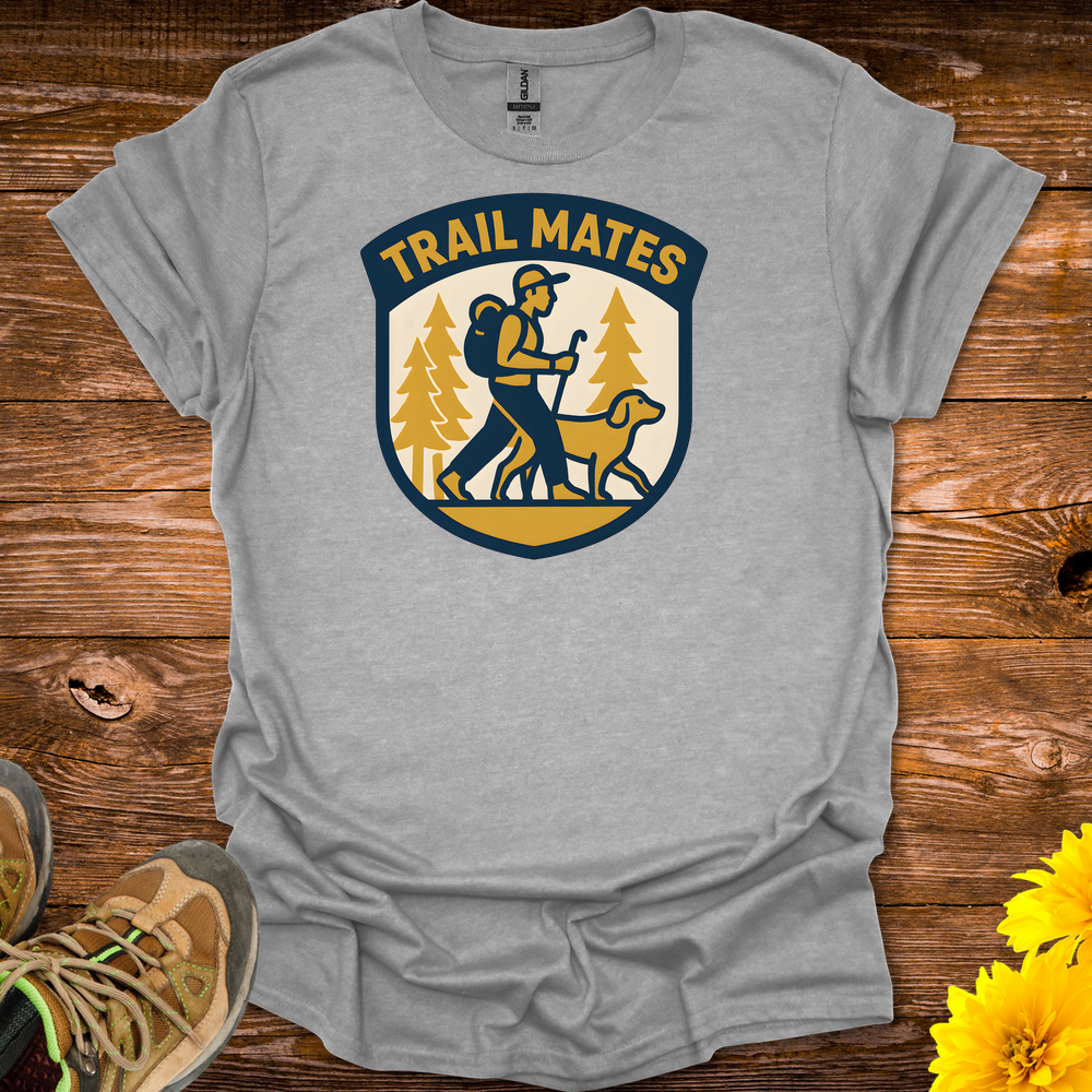 Trail Mates T Shirt - Sport Grey