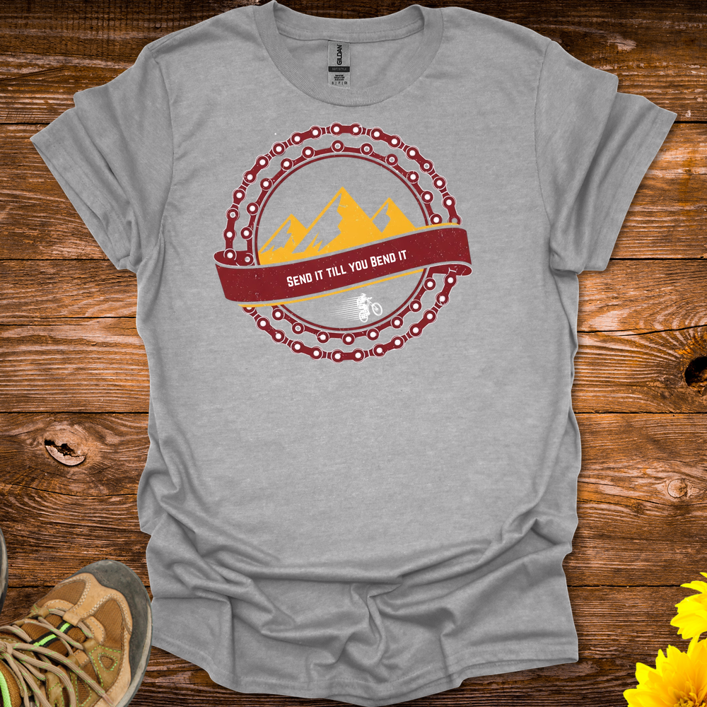 Send It Till You Bend It T-Shirt - Sport Grey