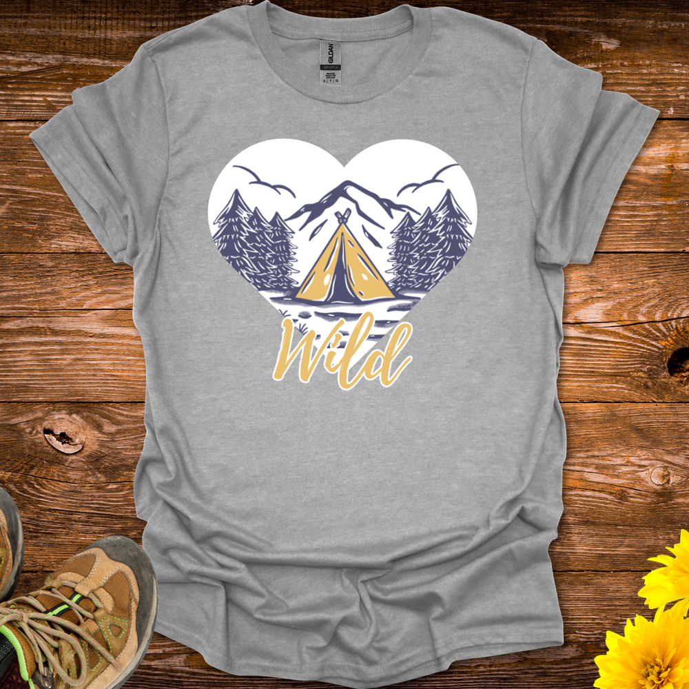Wild Heart T-Shirt - Sport Grey