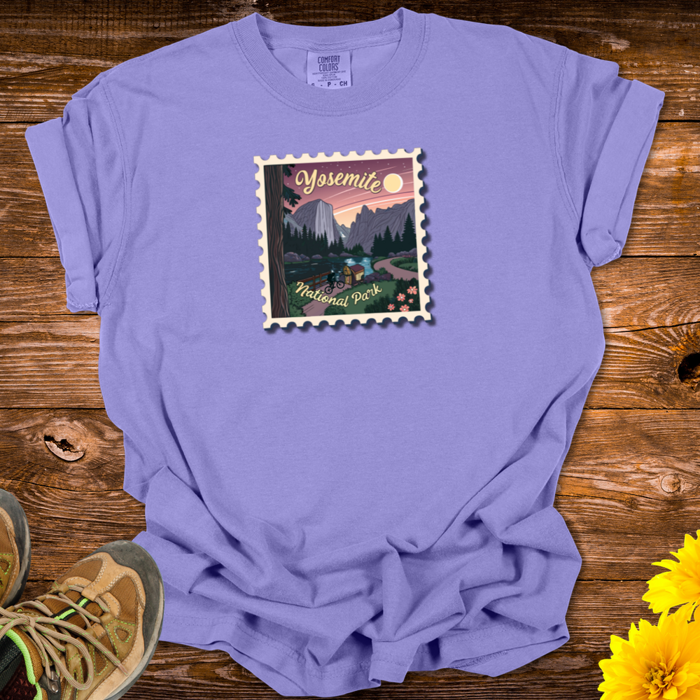 Yosemite Natl Park T Shirt - Violet