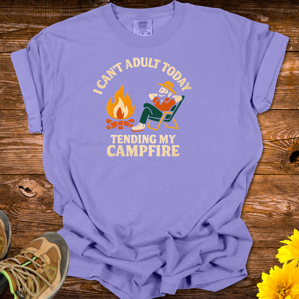 I Can't Adult Today T-Shirt - Violet