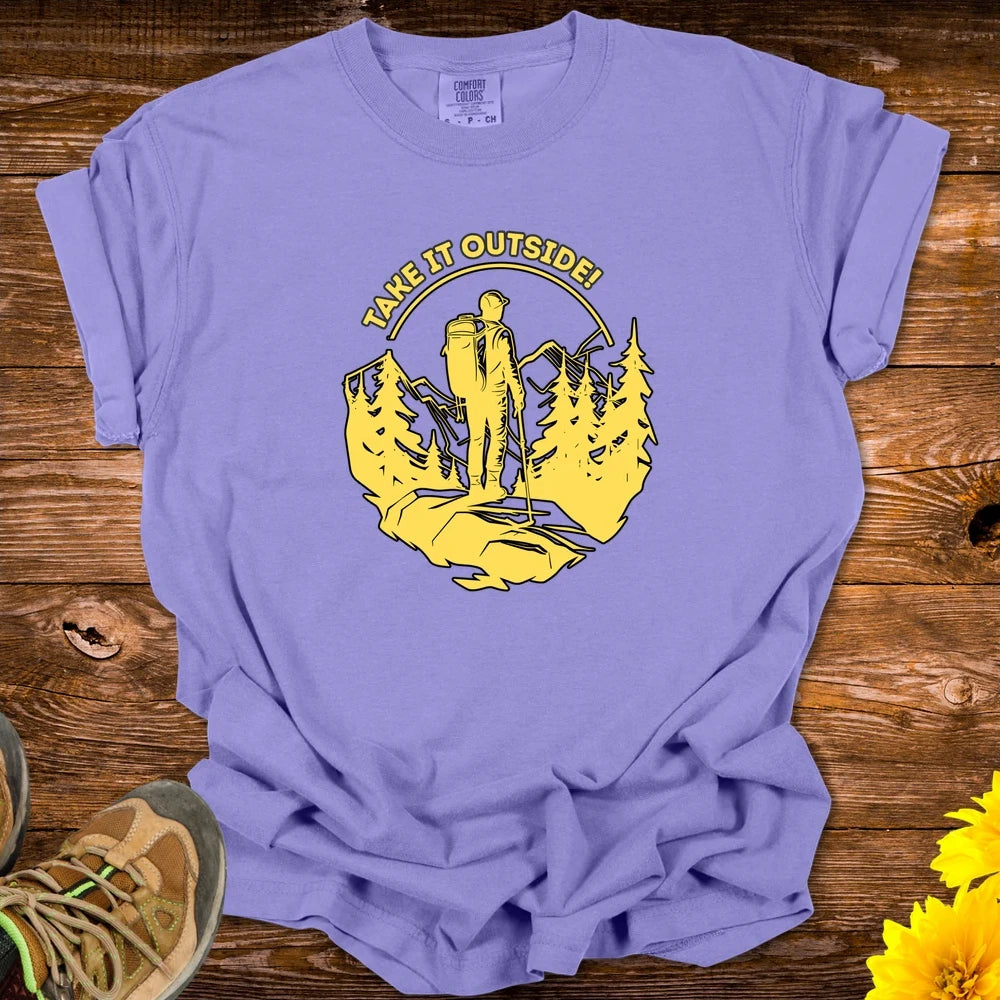 Take It Outside! T-Shirt - Violet