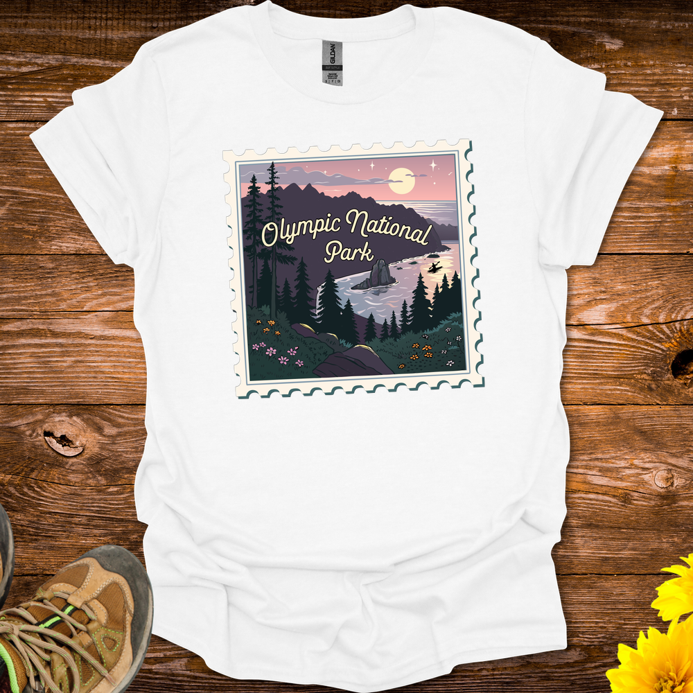 Olympic Natl Park T Shirt - White