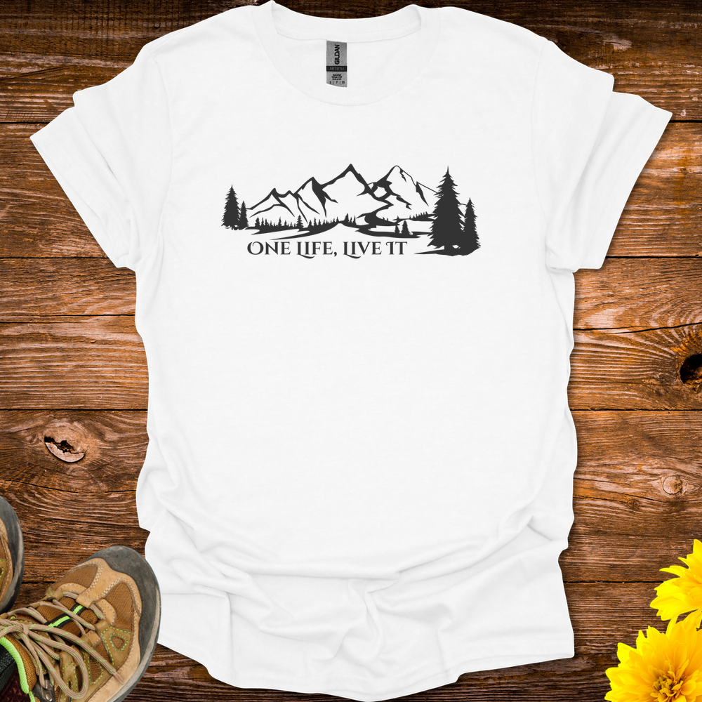 One Life Live It T-Shirt - White