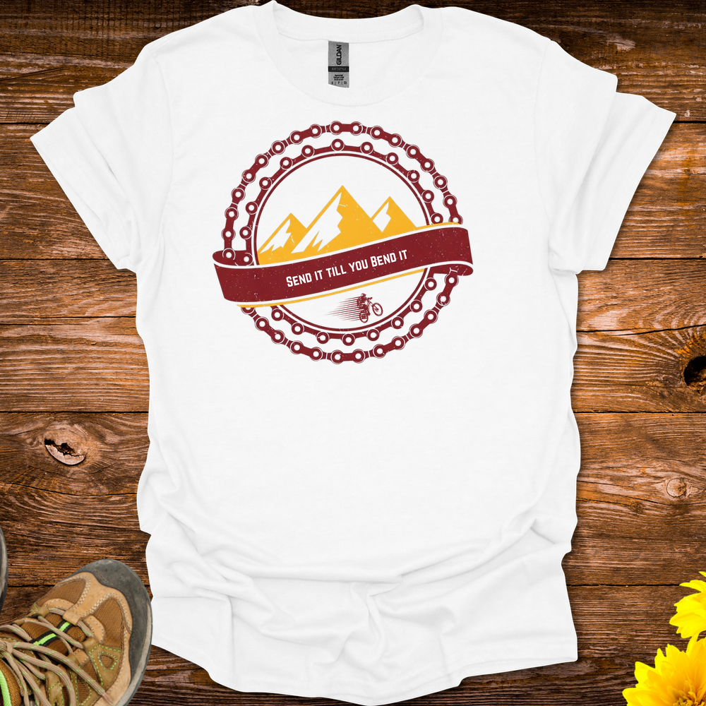 Send It Till You Bend It T-Shirt - White