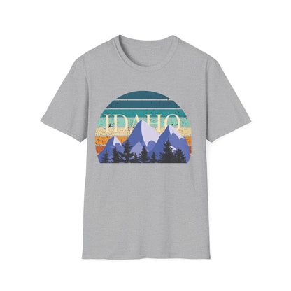 Idaho Vintage Sunset Mountains T-Shirt