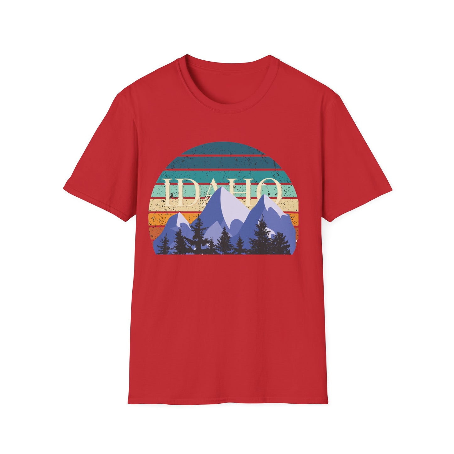 Idaho Vintage Sunset Mountains T-Shirt