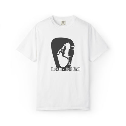 Hook in Hold Fast T-Shirt - Nautical Unisex Garment-Dyed Tee