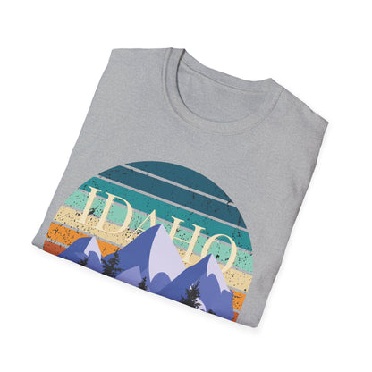 Idaho Vintage Sunset Mountains T-Shirt