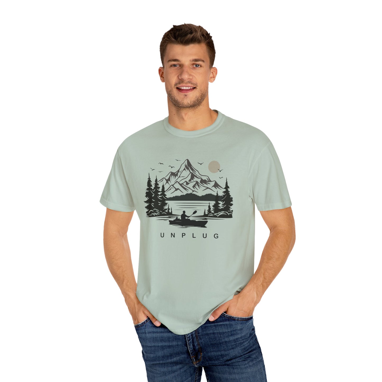 Unplug in the Mountains - Unisex T-shirt