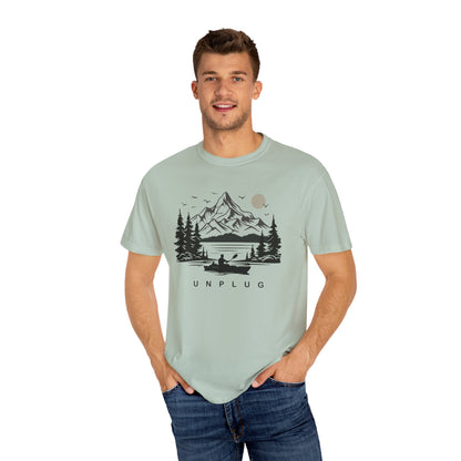 Unplug in the Mountains - Unisex T-shirt