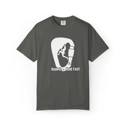 Hook in Hold Fast T-Shirt - Nautical Unisex Garment-Dyed Tee