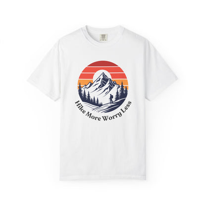 Hike More Worry Less T-Shirt - Outdoor Adventure Apparel