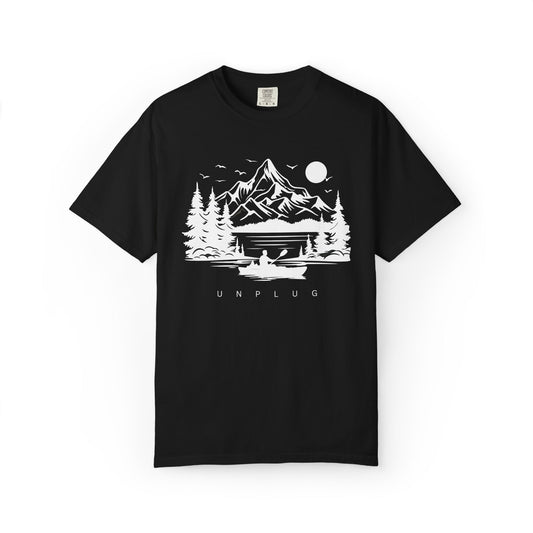 Unplug in the Mountains - Unisex T-shirt