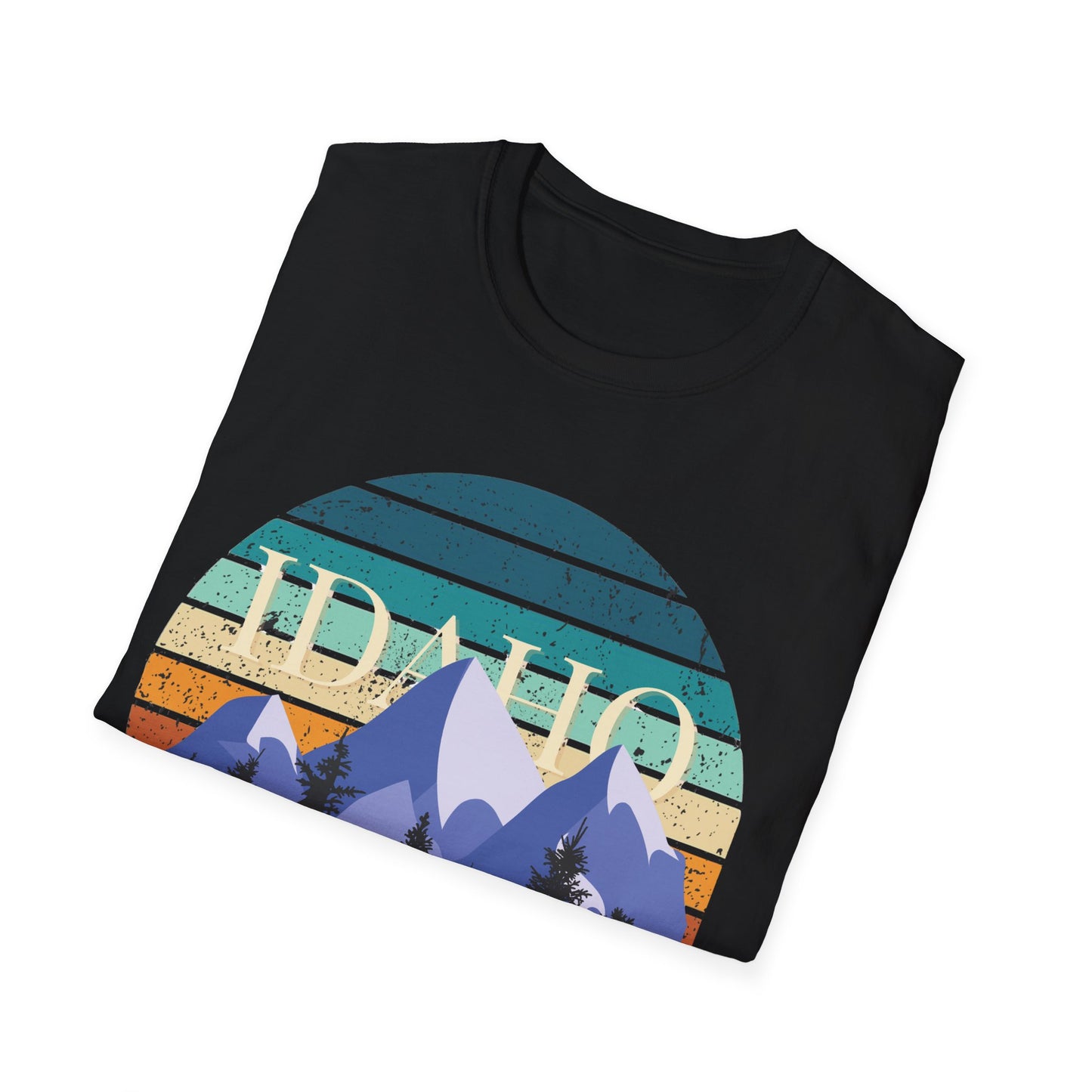 Idaho Vintage Sunset Mountains T-Shirt