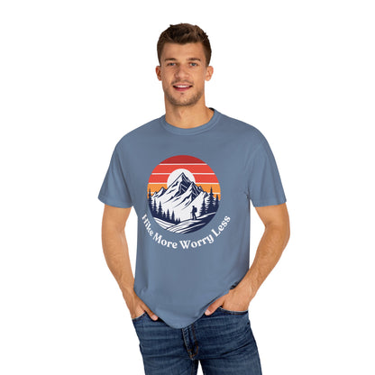 Hike More Worry Less T-Shirt - Outdoor Adventure Apparel