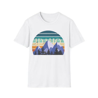 Idaho Vintage Sunset Mountains T-Shirt
