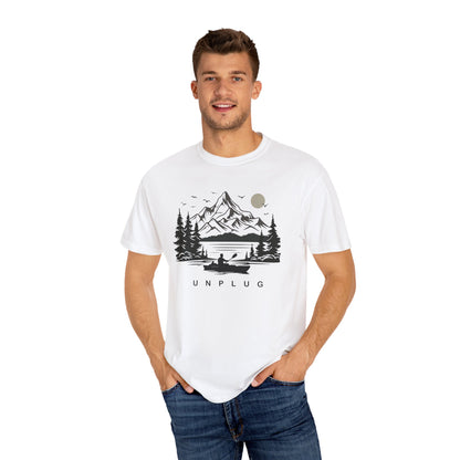Unplug in the Mountains - Unisex T-shirt
