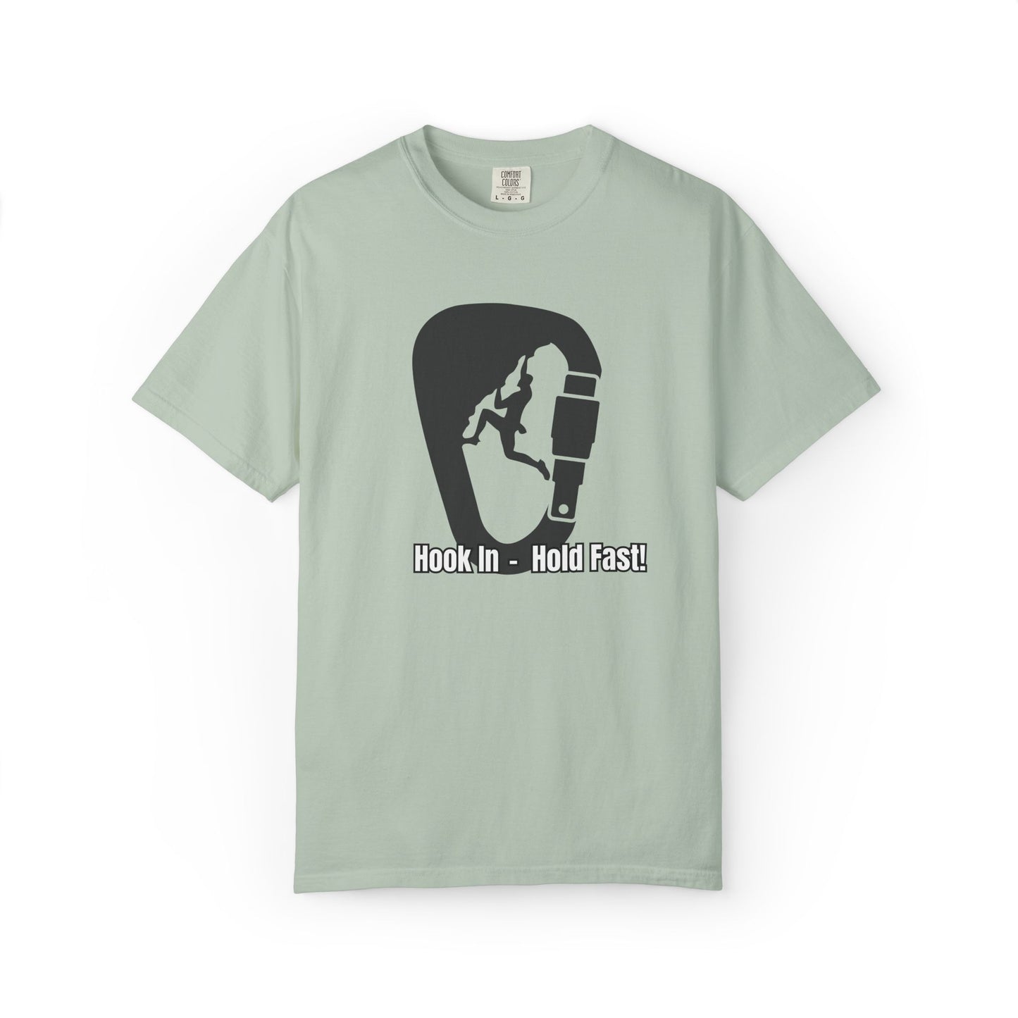 Hook in Hold Fast T-Shirt - Nautical Unisex Garment-Dyed Tee