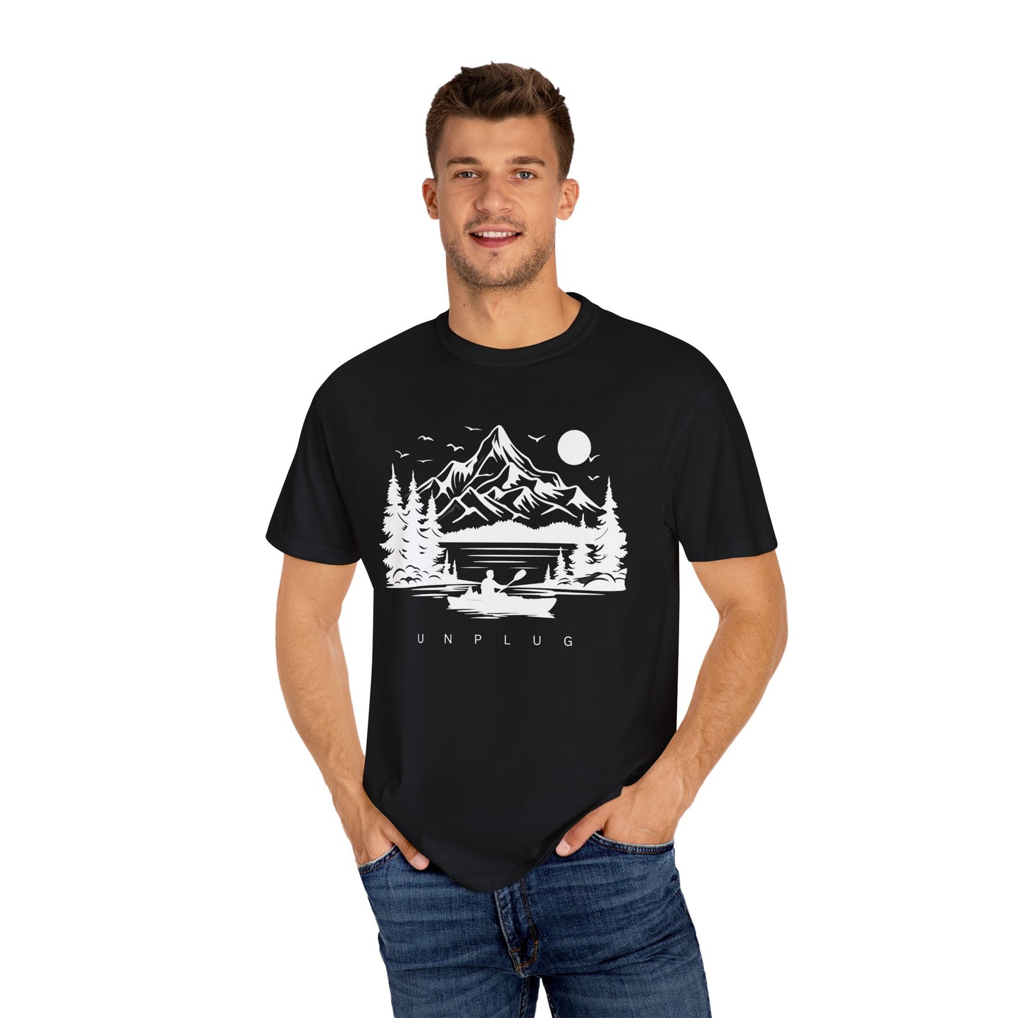 Unplug in the Mountains - Unisex T-shirt