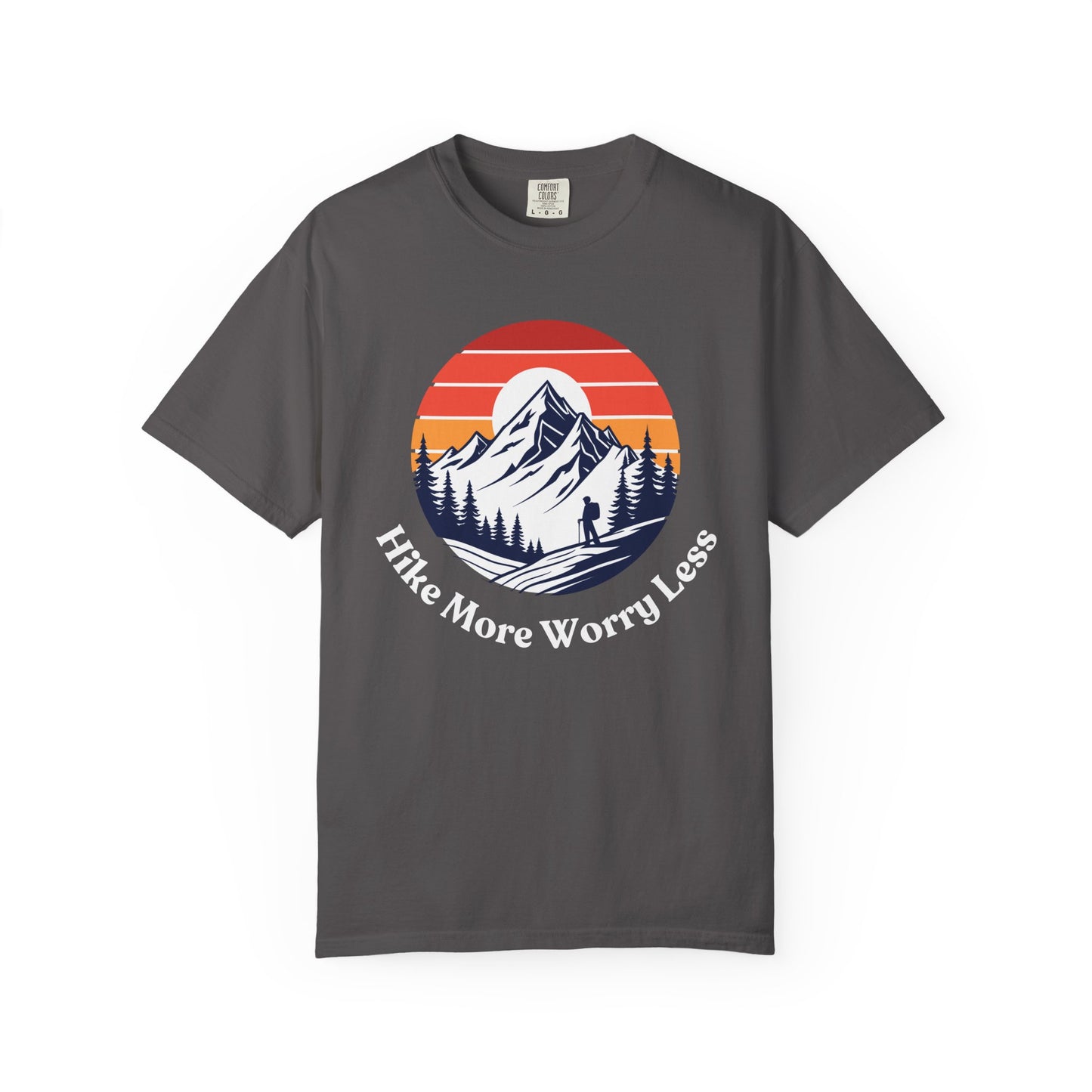 Hike More Worry Less T-Shirt - Outdoor Adventure Apparel