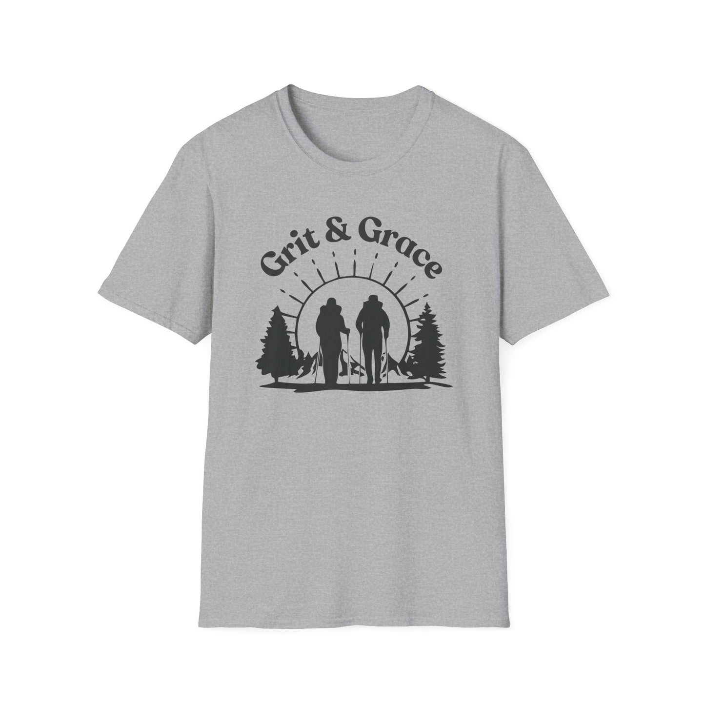 Hiking with Grit and Grace Unisex T-Shirt