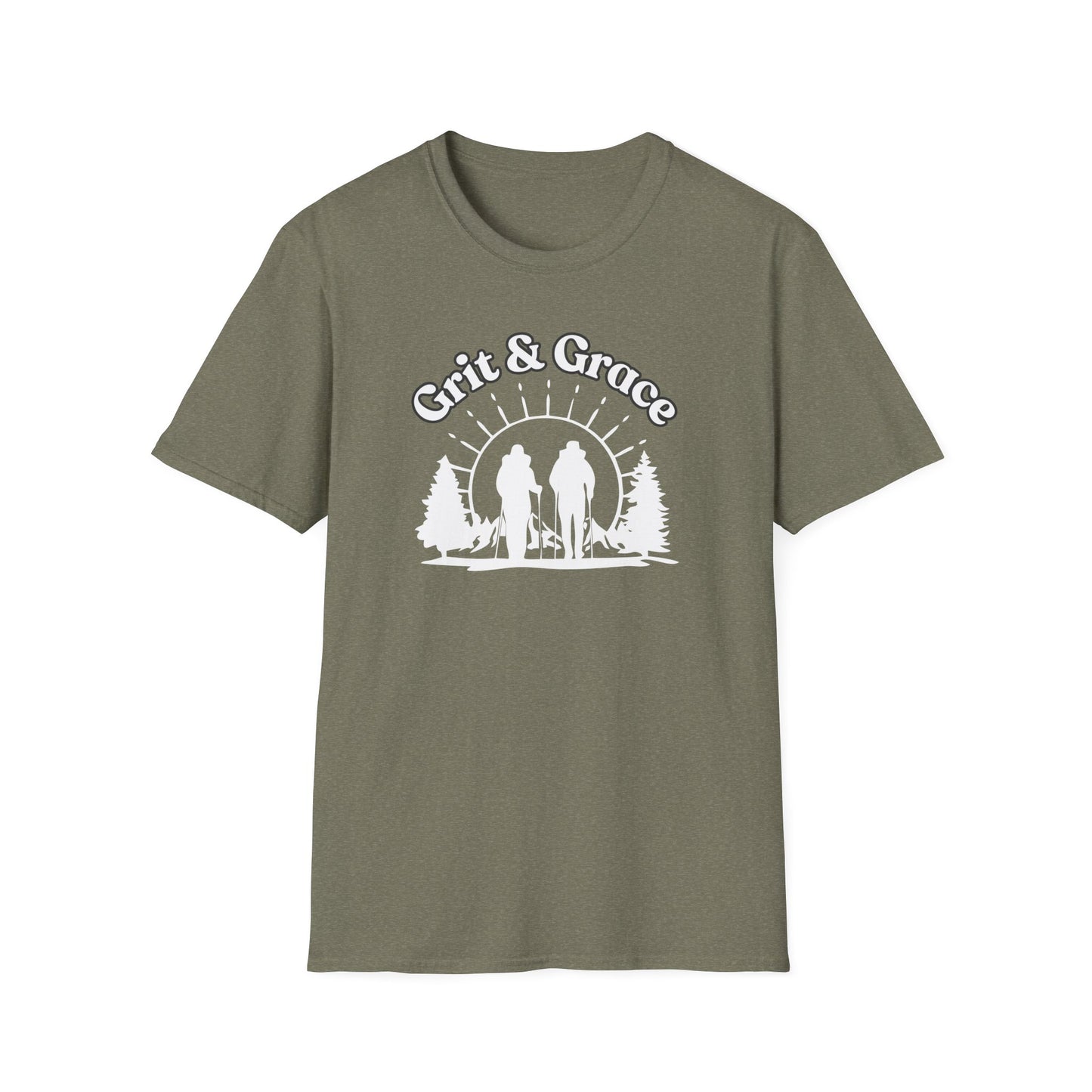 Hiking with Grit and Grace Unisex T-Shirt