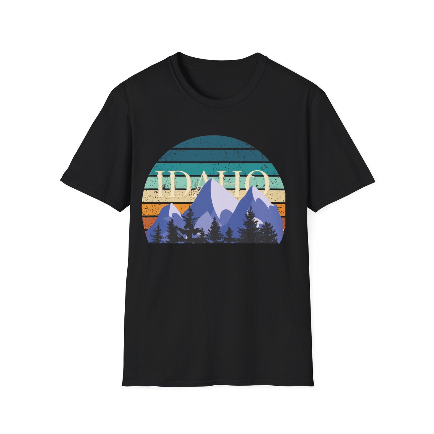 Idaho Vintage Sunset Mountains T-Shirt