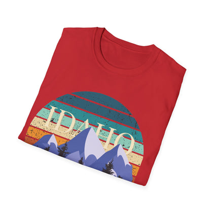 Idaho Vintage Sunset Mountains T-Shirt