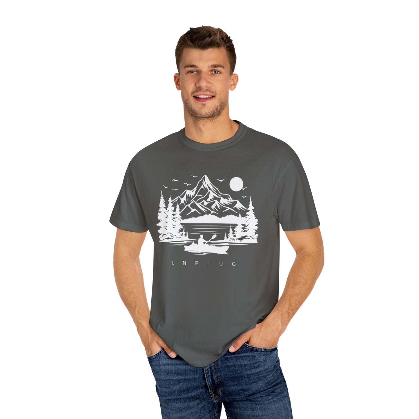 Unplug in the Mountains - Unisex T-shirt