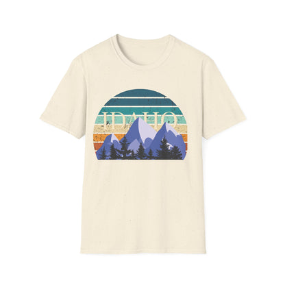 Idaho Vintage Sunset Mountains T-Shirt