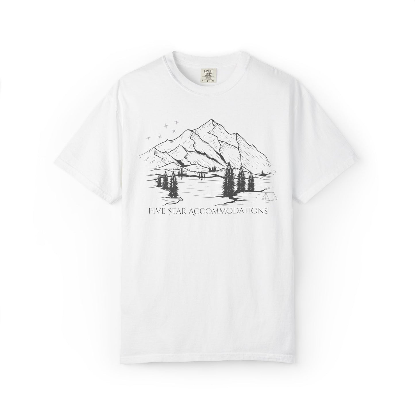 Camping with Five Star Accommodations T-Shirt