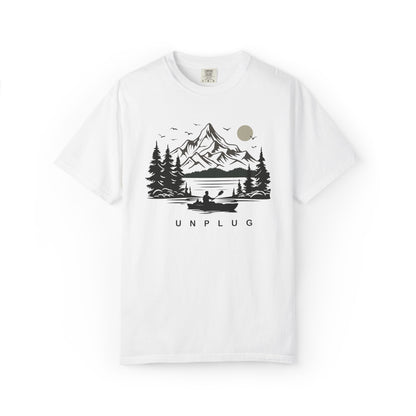 Unplug in the Mountains - Unisex T-shirt