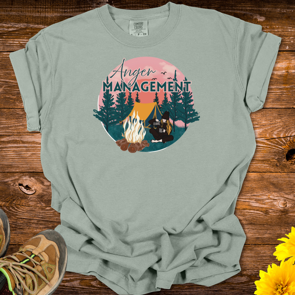 Anger Management Camping T-Shirt - Bay