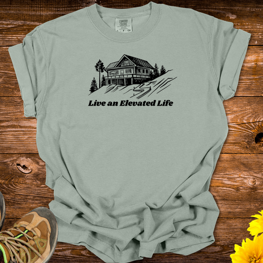 Live An Elevated Life T-Shirt - Bay