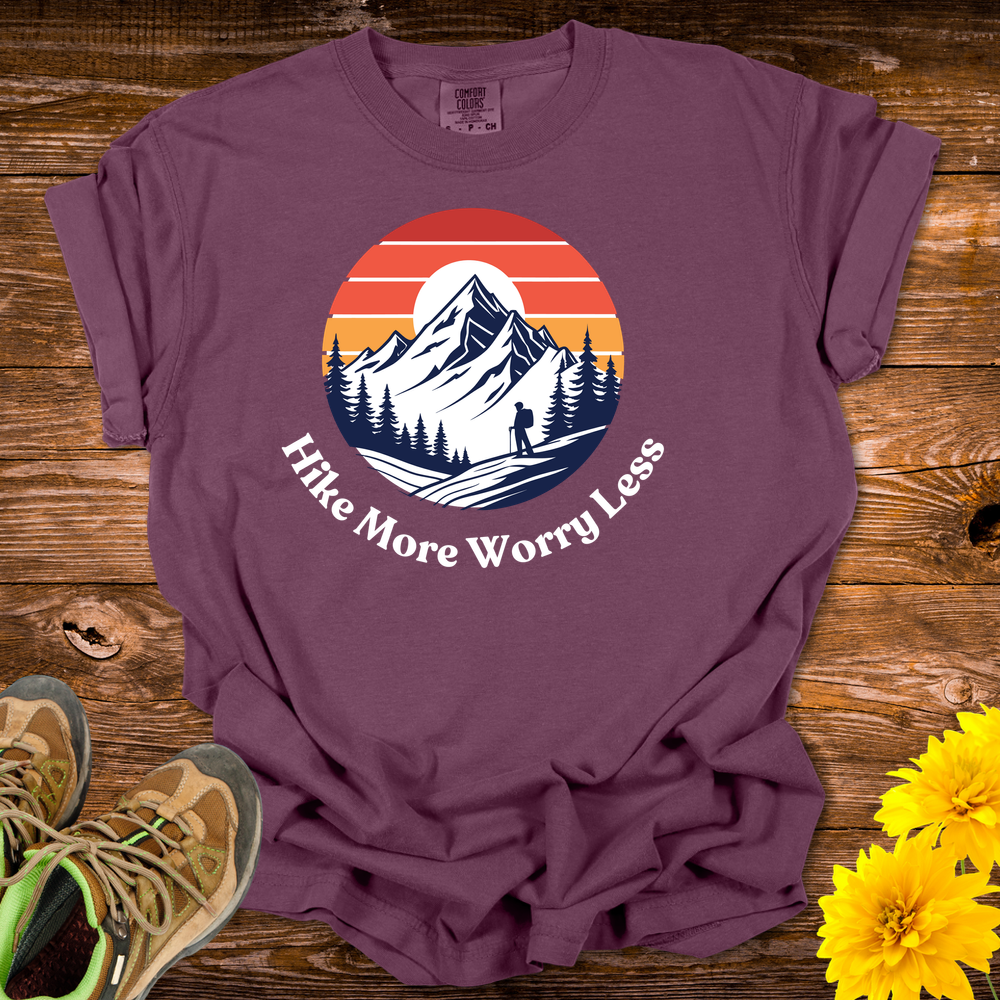 2 Hike More Worry Less V4 Artwork - Berry