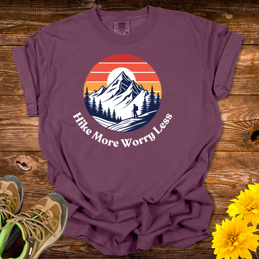 2 Hike More Worry Less V4 Artwork - Berry