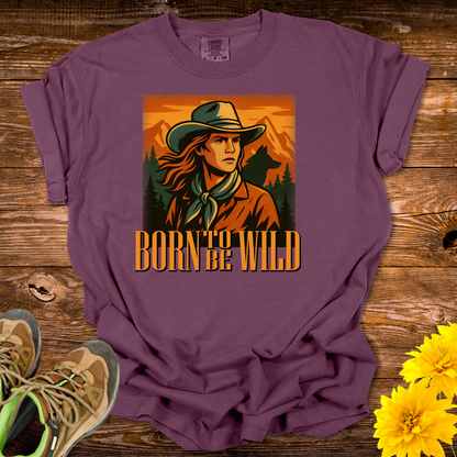 Born To Be Wild T- Shirt - Berry