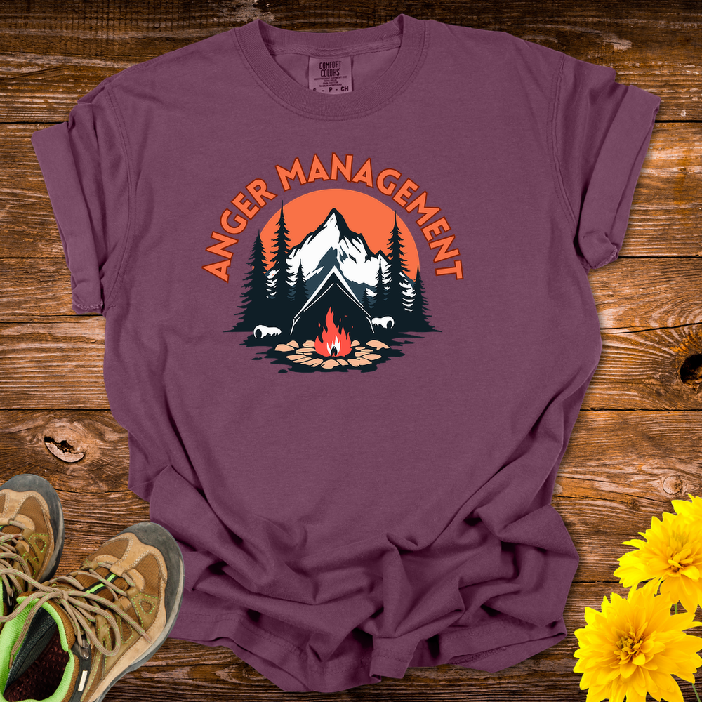Anger Management Unisex T-Shirt - Berry