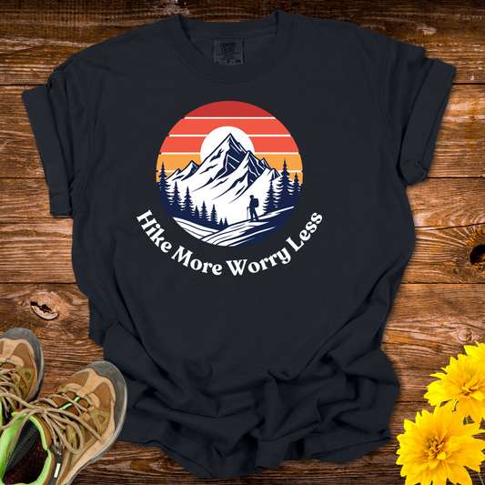 2 Hike More Worry Less V4 Artwork - Black