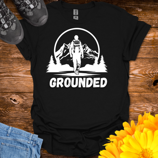 Grounded In the Mountains T-Shirt - Black