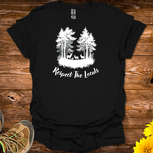 Respect The Locals T-Shirt - Black