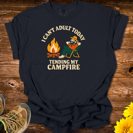 I Can't Adult Today T-Shirt - Black