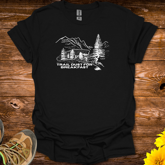 Trail Dust For Breakfast T-Shirt - Black