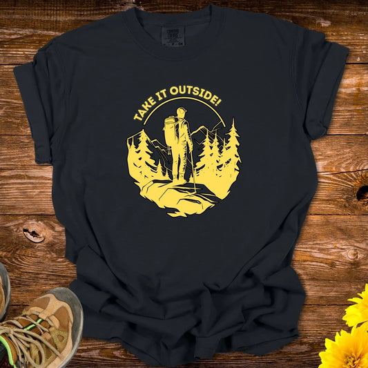 Take It Outside! T-Shirt - Black