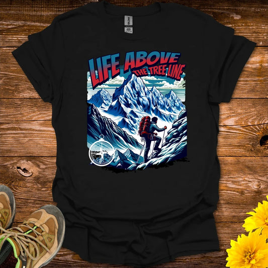 Life Above The Tree Line T-Shirt - Black