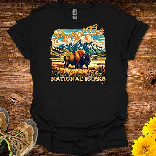 Protect Our National Parks T-Shirt - Black